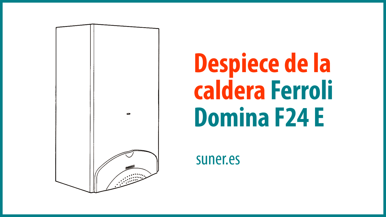 Despiece de la caldera Ferroli Domina 24 E
